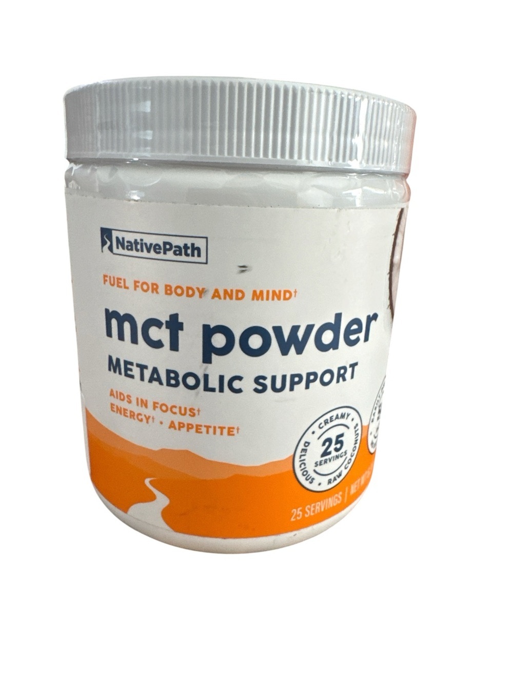 MCT Powder metabolic support for body and mind 6.3 oz nwt